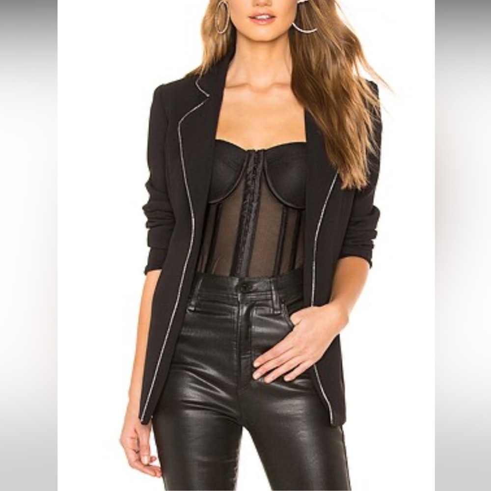 Revolve About Us Reyna Blazer in black.  in size S